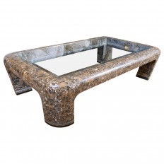 Rectangular tessellated stone coffee 